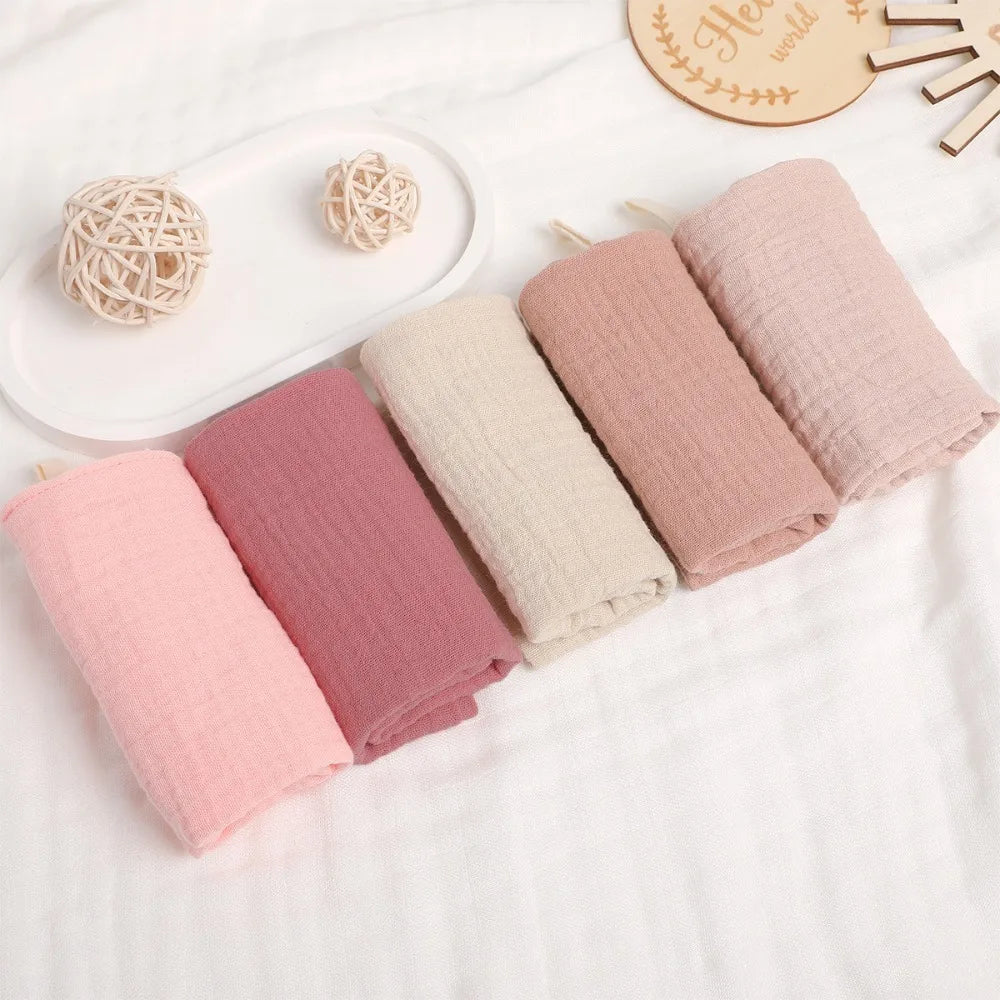Portable High Quality 4-Layer Pure Cotton Cotton Washcloth Absorbent Soft Square Towels Gauze Cotton Towels Newborn Burp Cloth