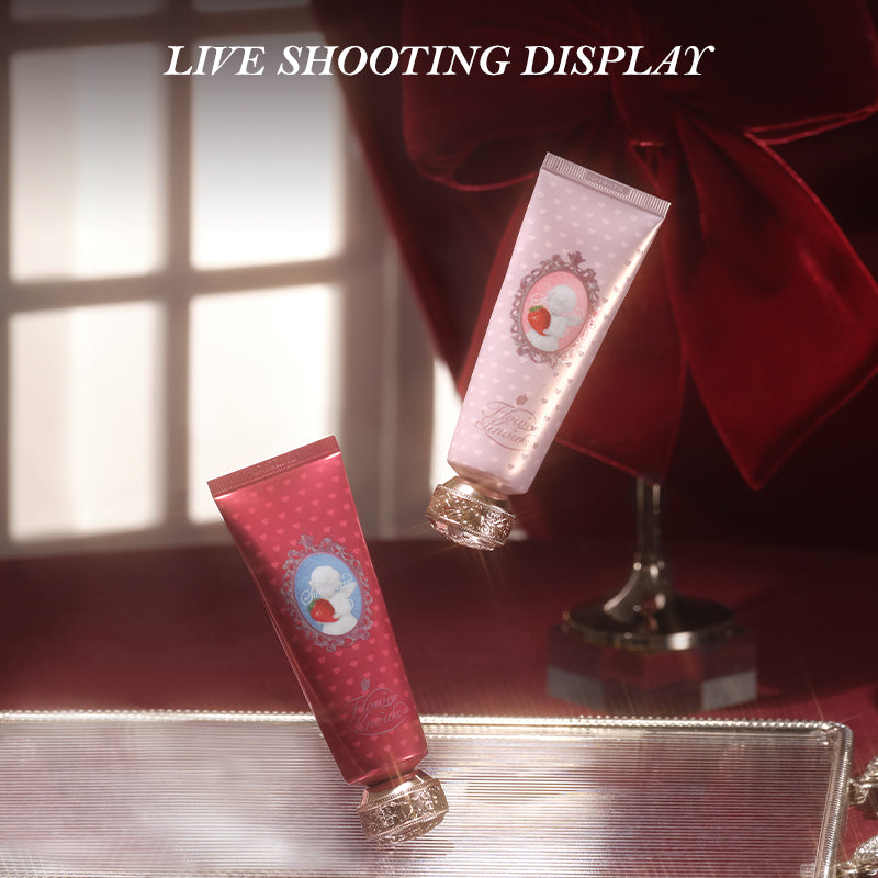 Flower Knows Christmas Limited Scented Hand Cream Strawberry Cupid Collection Moisturizing Hydrating Softening Hand Lotion Holid
