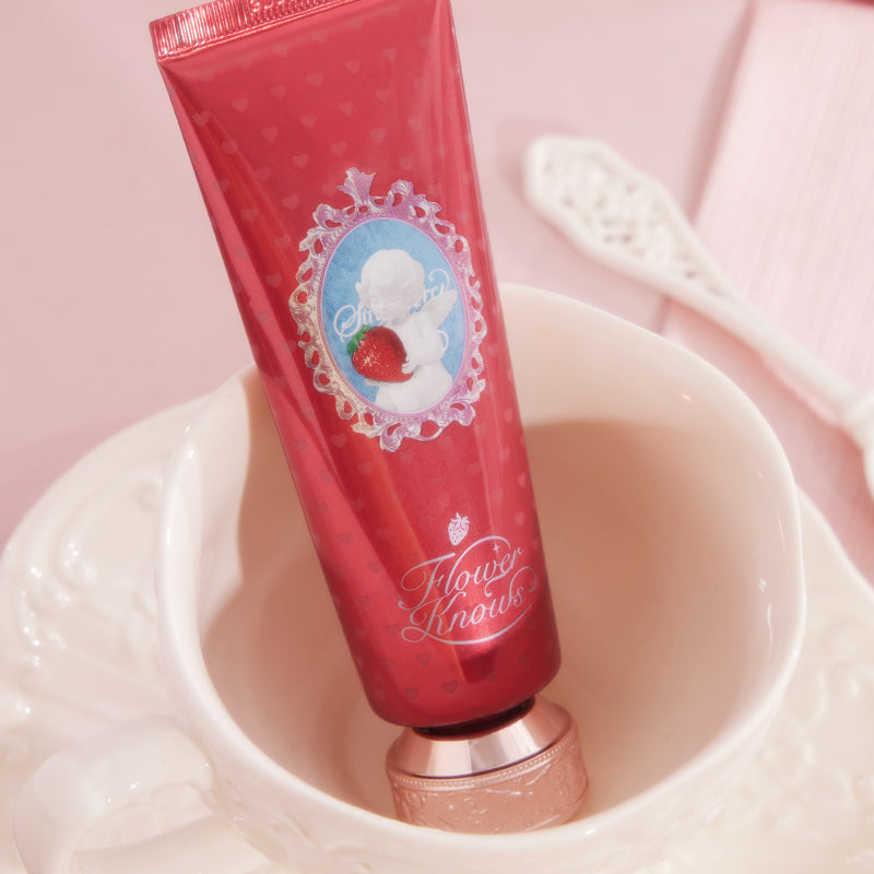 Flower Knows Christmas Limited Scented Hand Cream Strawberry Cupid Collection Moisturizing Hydrating Softening Hand Lotion Holid