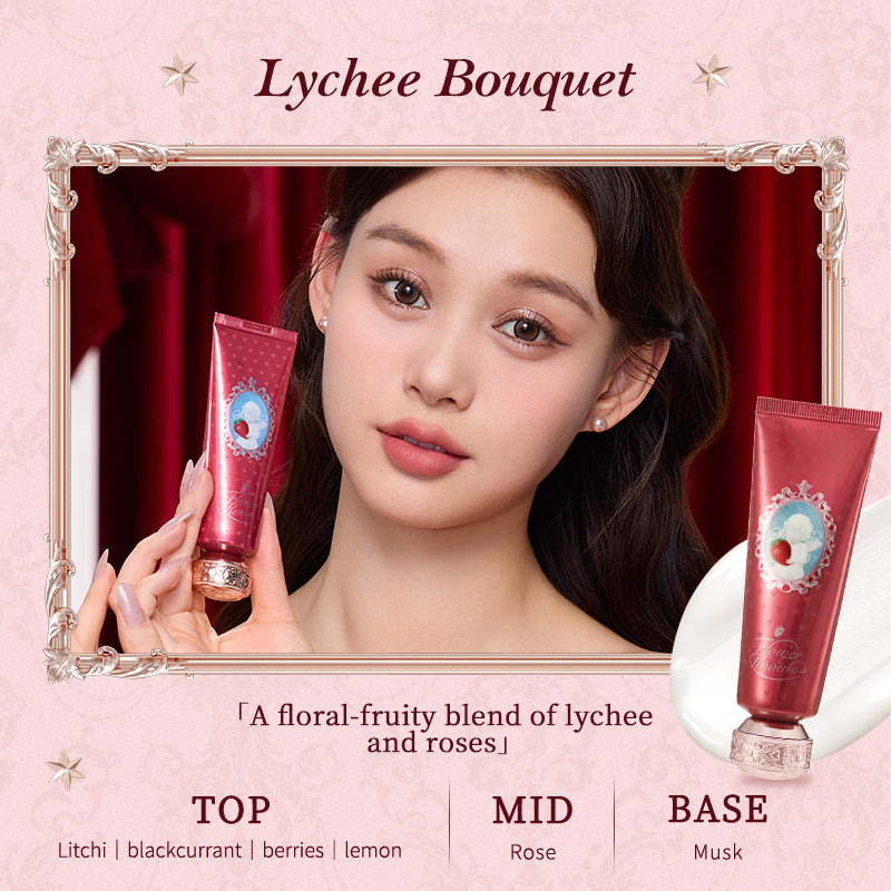 Flower Knows Christmas Limited Scented Hand Cream Strawberry Cupid Collection Moisturizing Hydrating Softening Hand Lotion Holid